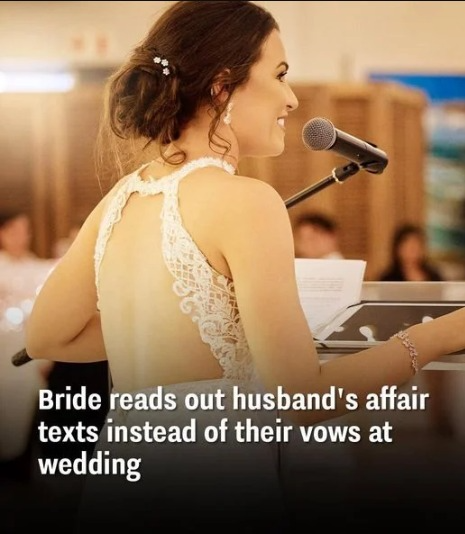 Bride Reads Out Fiancés Shocking Affair Texts Instead Of Their Vows At Wedding Story Time 3028