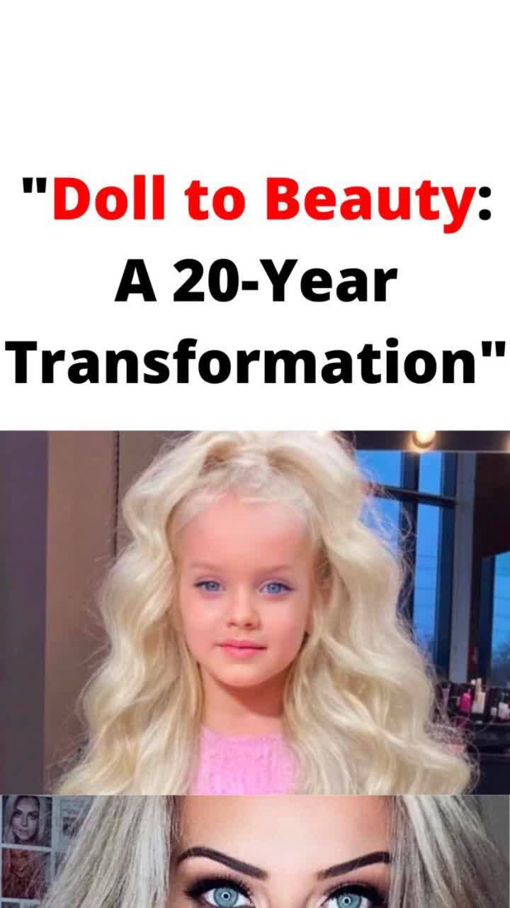 This doll has grown up!» Here is what a cute girl looks like 20 years ...